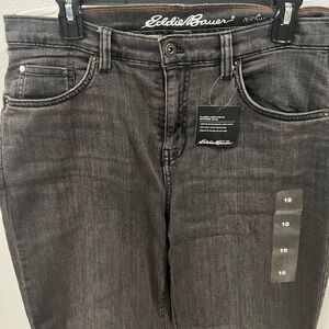 Eddie Bauer Flannel-Lined Boyfriend Jeans